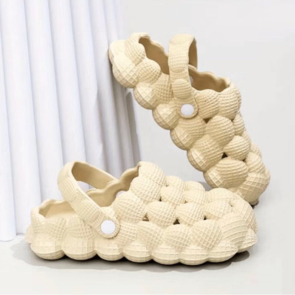 Adult beige Bubble slide with strap